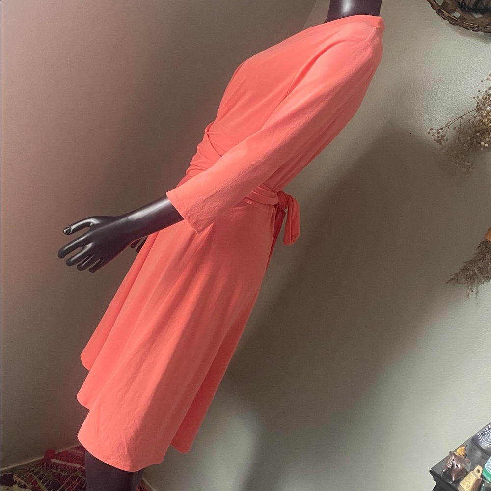 ANTONIO MELANI Vibrant Coral Dress - Picture 7 of 13